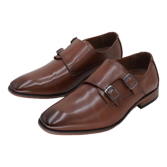 Tommy Hilfiger Double Monk Strap Loafers Medium Brown 8.5M main image 5